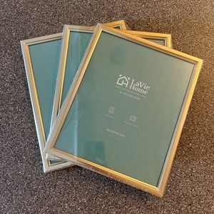 3 pack of gold picture frames